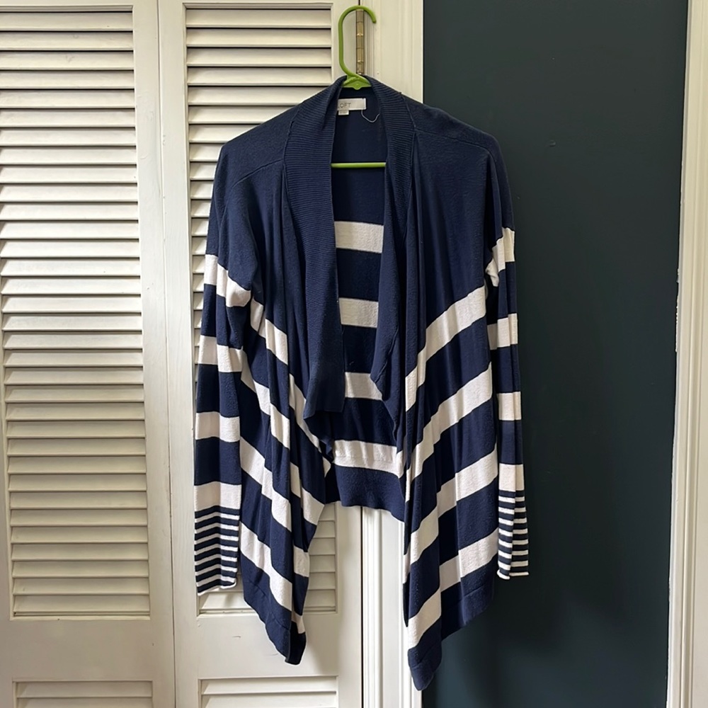 Open drape cardigan
